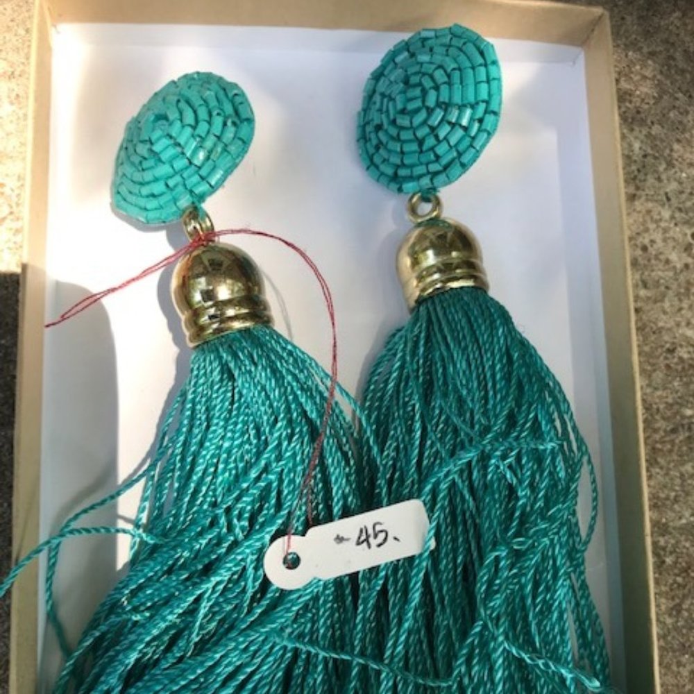 Great vintage fringe earrings